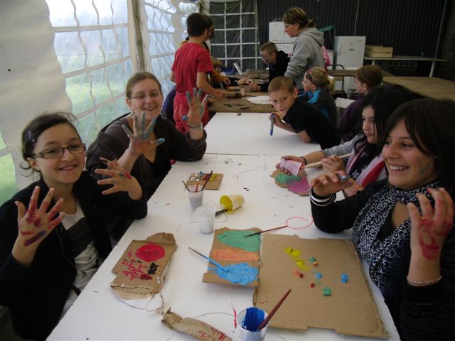 Camp dep St-Jean-Le-Blanc -Ferme d�Escure- du 3 au 18 Aout