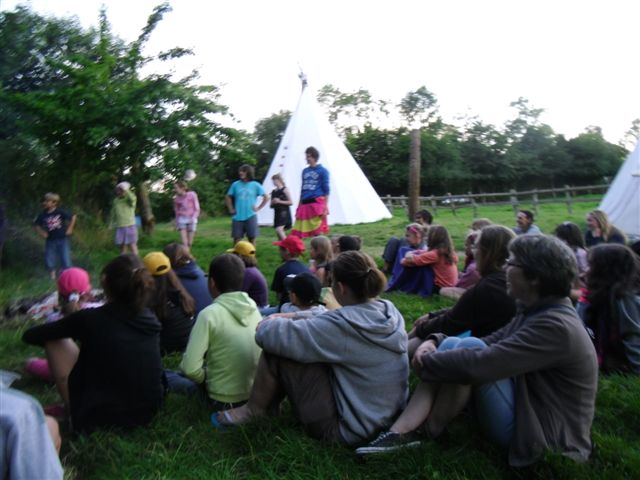 Camp dep St-Jean-Le-Blanc -Ferme d�Escure- du 3 au 18 Aout