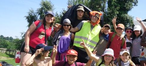Camp dep St-Jean-Le-Blanc -Ferme d�Escure- du 3 au 18 Aout