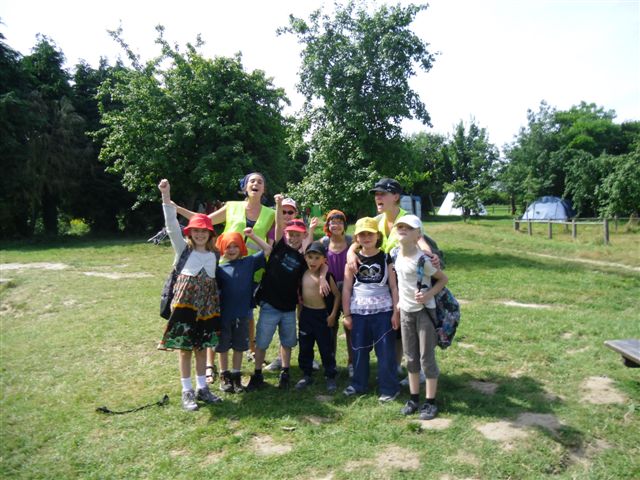 Camp dep St-Jean-Le-Blanc -Ferme d�Escure- du 3 au 18 Aout