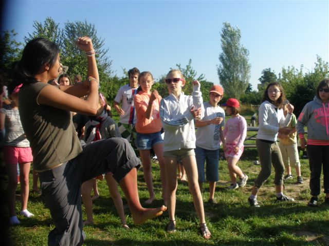 Camp dep St-Jean-Le-Blanc -Ferme d�Escure- du 3 au 18 Aout
