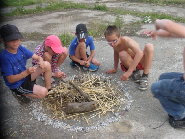 Camp dep St-Jean-Le-Blanc -Ferme d�Escure- du 3 au 18 Aout