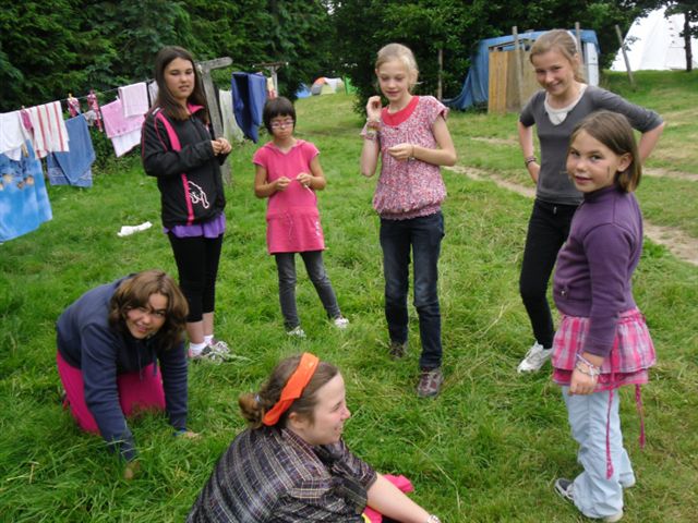 Camp dep St-Jean-Le-Blanc -Ferme d�Escure- du 3 au 18 Aout