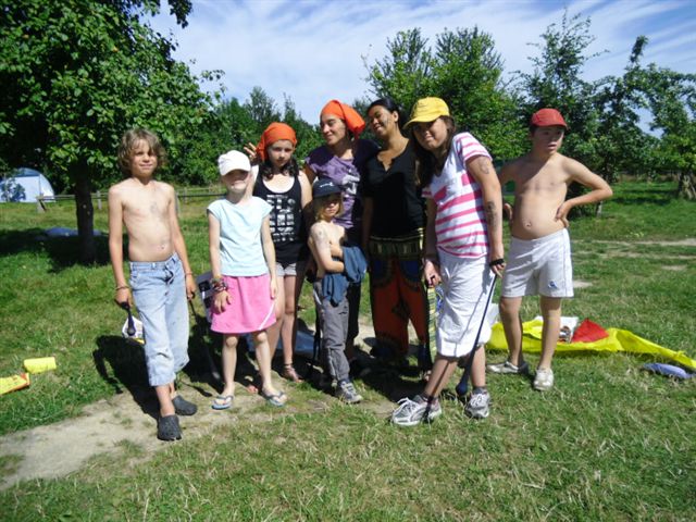Camp dep St-Jean-Le-Blanc -Ferme d�Escure- du 3 au 18 Aout
