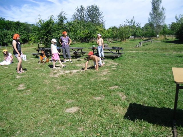 Camp dep St-Jean-Le-Blanc -Ferme d�Escure- du 3 au 18 Aout